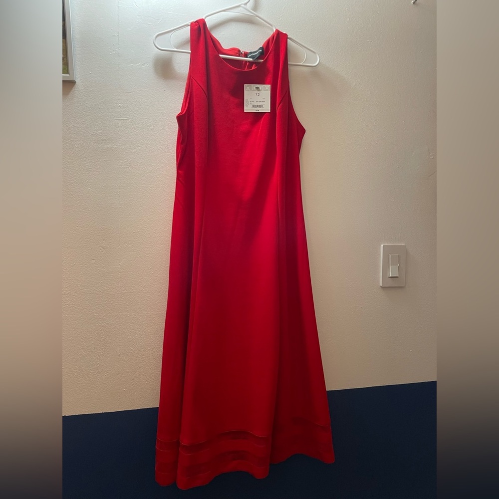 Liz Claiborne Red Sleeveless Dress, size 12